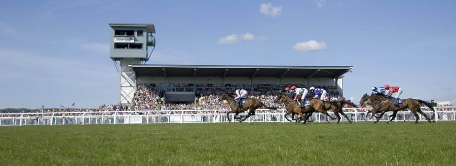 Easter Family Day At Ffos Las Race Course Near Kidwelly, Carmarthenshire.