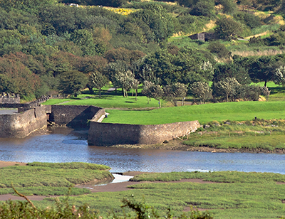 Kidwelly Quay From Hill